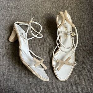 Vintage Chanel strappy heels